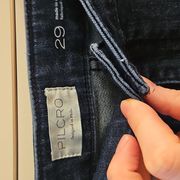 💙Pilcro | Anthropologie| EUC Clean High-Rise Flare Jeans| Dark Wash| Sz. 29 - Picture 7 of 12